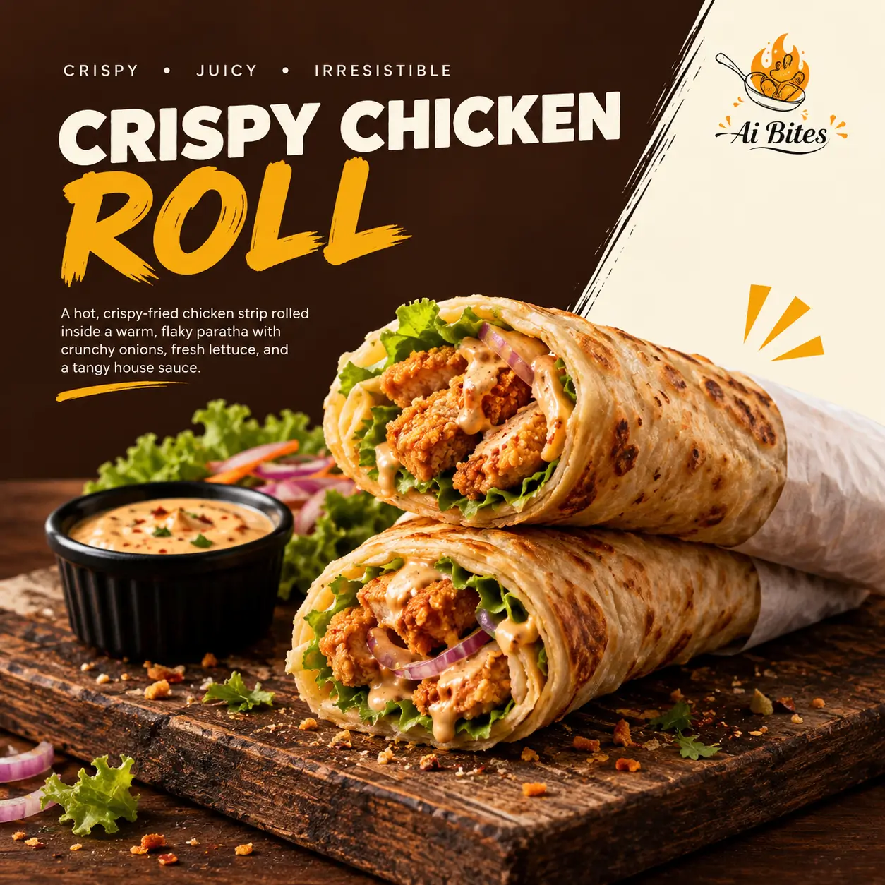 Crispy Chicken Roll (1 Pc)