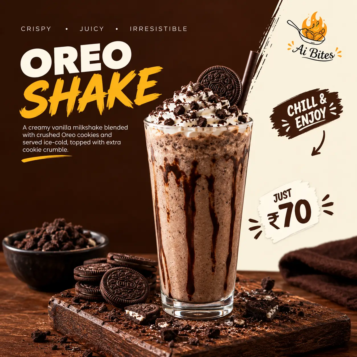 Oreo Shake (1 Glass)